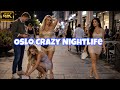 4K Oslo Night Life Norway Walk Tour How People Style And Celebrate Saturday Crazy Night 2025