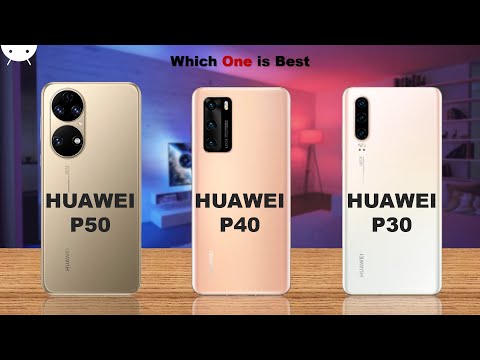 Huawei P50 vs Huawei P40 vs Huawei P30