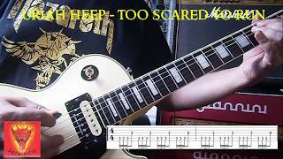 Uriah Heep -Too Scared To Run ( guitar tabs)