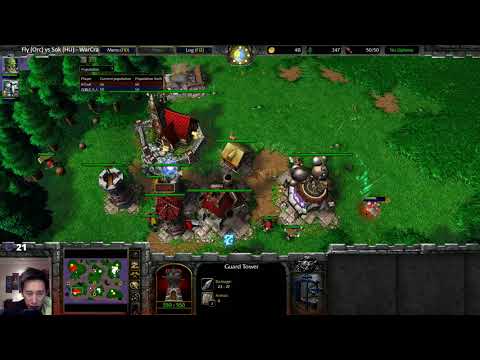 Sok (HU) vs Fly (Orc) - WarCraft 3 - Recommended - WC2318