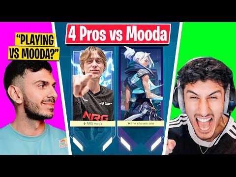 4 Pros ft. SEN Tarik, NRG Mada & more faced Mooda in Rank... | VALORANT