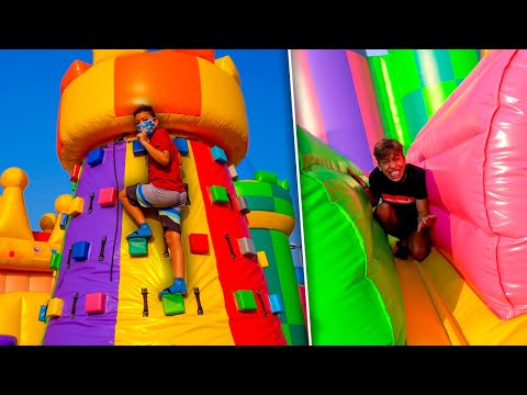 ESCONDE ESCONDE NO MAIOR CASTELO INFLAVEL DO  MUNDO!