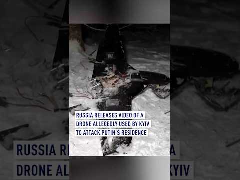 Russia Releases Video of a Drone ‘Used by Kyiv to attack Putin's residence’