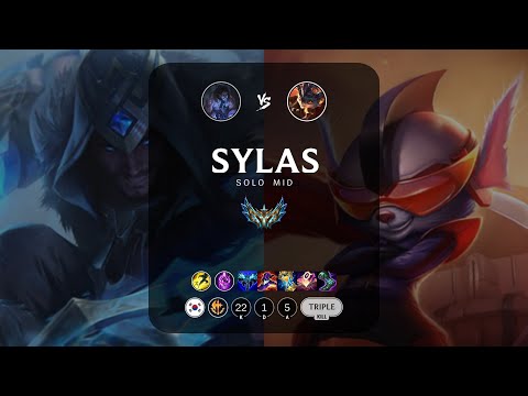 Sylas Mid vs Rumble - KR Challenger Patch 12.21