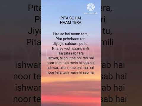 Pita se hai naam tera lyrics from boss#father #fathersdayspecial