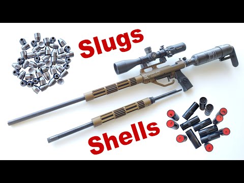 Serpent Arms 550LR (.45 caliber) Air Rifle Review / Adding a .45 Barrel Kit to the R2 Air Shotgun