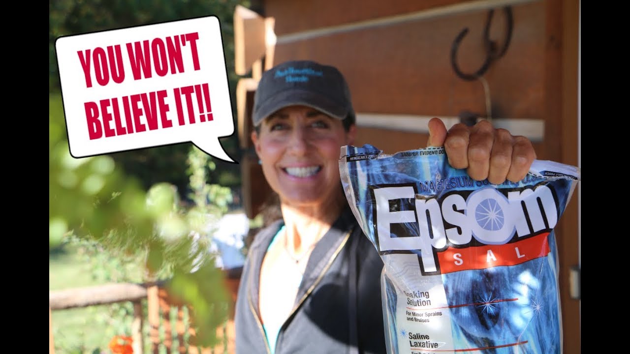 5 USES FOR EPSOM SALT ~ AWESOME!!