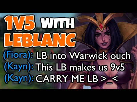 CHALLENGER shows you how to 1v5 with LEBLANC | Challenger Leblanc | 11.12 - League of Legends