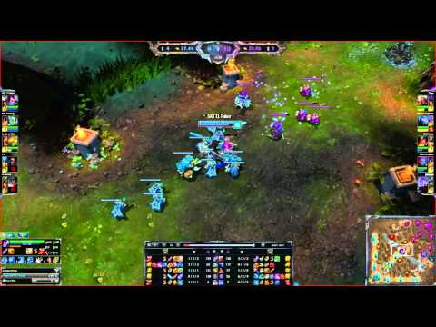 SKT T1 Faker yasuo vs Apdo ( rank 1 Challenger ) Zed