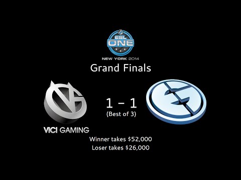 ESLOne NY 2014 Grand Finals Vici Gaming vs Evil Geniuses Game 3 | Snak / recap
