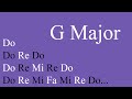 Do Do Re Do Vocal Warm Up G Major