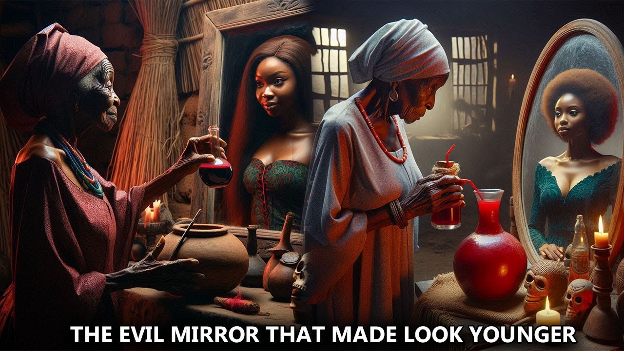 If only they knew The Evil Mirror that Made Her look Younger  #africanfolktales #trending