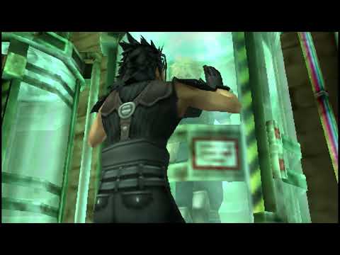 FINAL FANTASY VII CRISIS CORE ZACK AND CLOUD BEING TEST SUBJECTS