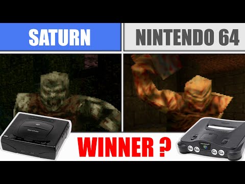 Quake | Sega Saturn vs Nintendo N64 Comparison on Console Hardware upscaled by GBS-Control