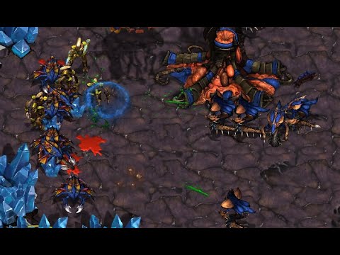 Nony 🇺🇸 (P) vs Sheth 🇺🇸 (Z) on Tau Cross - StarCraft - Brood War Remastered