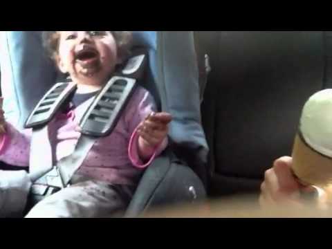 Kids eating ice cream