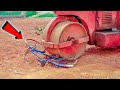 ROAD ROLLER VS CYCLE Experiment Bicycle And Road Roller Farhan Crazy Boy