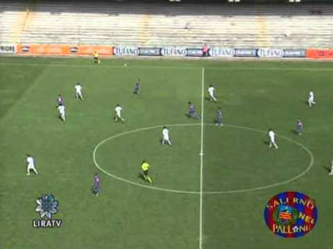 Sintesi Salerno Calcio - At. Boville 6 - 0 Biancolino De Cesare Chiavaro Mounard Caputo 01/04/2012