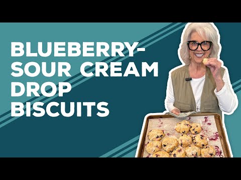 Love & Best Dishes: Blueberry-Sour Cream Drop Biscuits Recipe