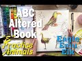 E Practice Animals ABC Altered Book How To Draw Animals