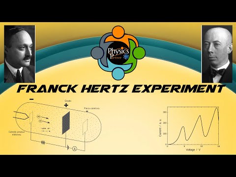 Franck-Hertz experiment, Setup and findings