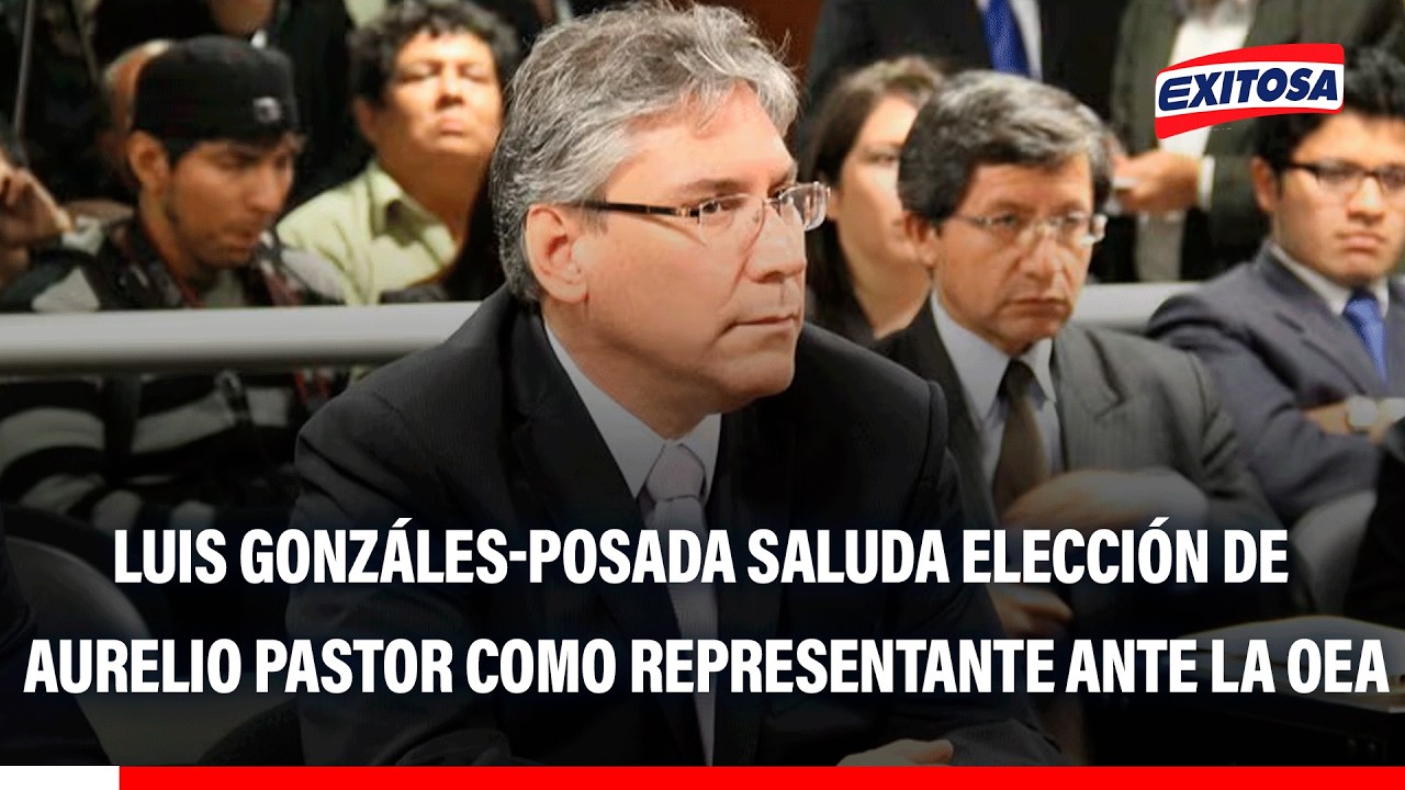 🔴🔵 Gonzáles-Posada sobre nombramiento de Aurelio Pastor ante la OEA: “Ha demostrado capacidad”
