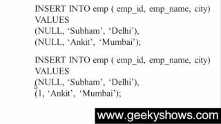 50. AUTO INCREMENT in SQL (Hindi)