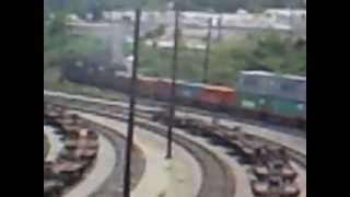 preview picture of video 'Engine No  9456 Norfolk Southern Inman Yard, Atlanta, Georgia'