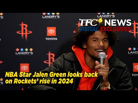 WATCH: NBA Star Jalen Green looks back on Rockets’ rise in 2024