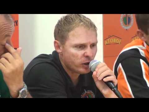 24.09.2011: Chrobry Głogów - ROW Rybnik (2:2): konferencja prasowa