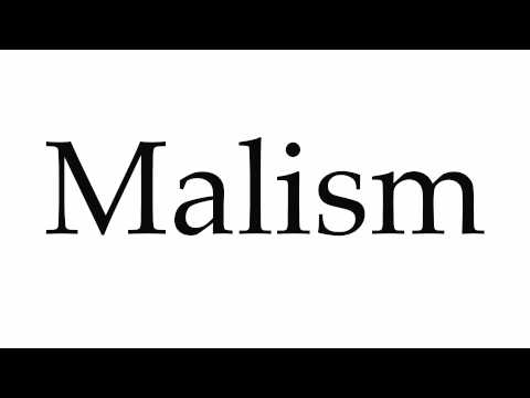 How to Pronounce Malism