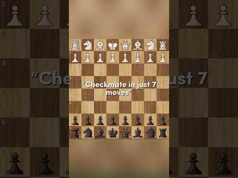 Checkmate in just 7 moves | Best trap #chess #trap #views #viral #viralvideo