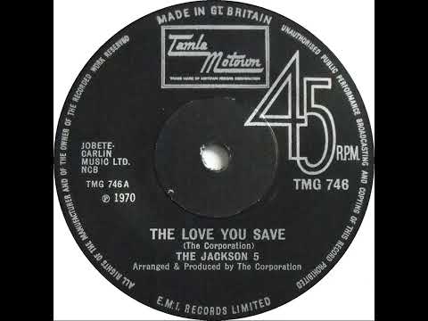 UK New Entry 1970 (141) The Jackson 5 - The Love You Save