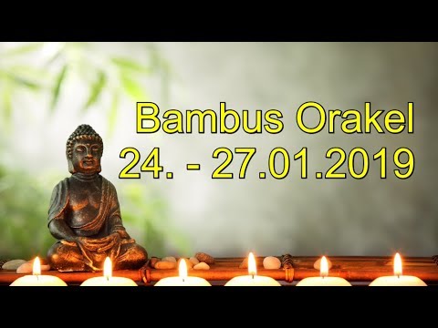 Bambus Orakel: 24.01. - 27.01.2019