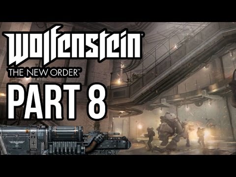 Wolfenstein The New Order Walkthrough Part 8 - Prison Break (PS4/XB1/PC 1080p HD)