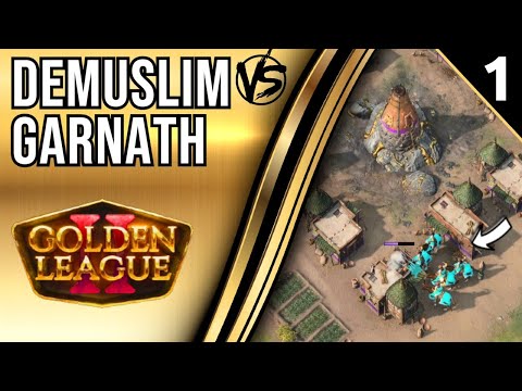 AoE4 Golden League 2 🏆 DeMusliM vs 3D!Garnath - G1