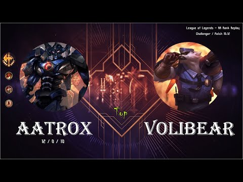 [Top] Aatrox vs Volibear - KR Replays (C) / 롤 탑 아트록스