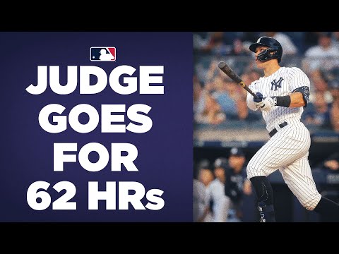 Aaron Judge CHARGES toward AL Home Run Record!!! (54 homers with 27 games left!!)