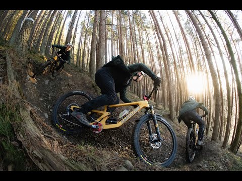 Andy Riding his Santa Cruz Bronson on the Innerleithen DH Trails