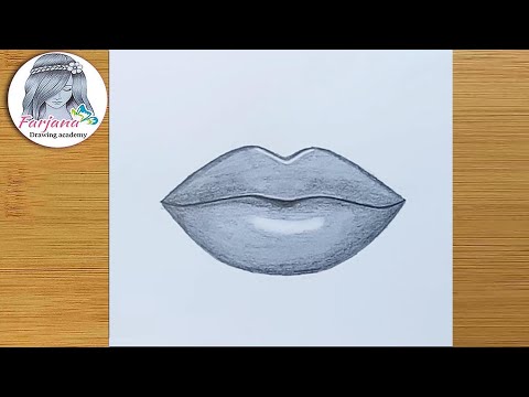 How to draw Lips for Beginners / Easy Way - YouTube