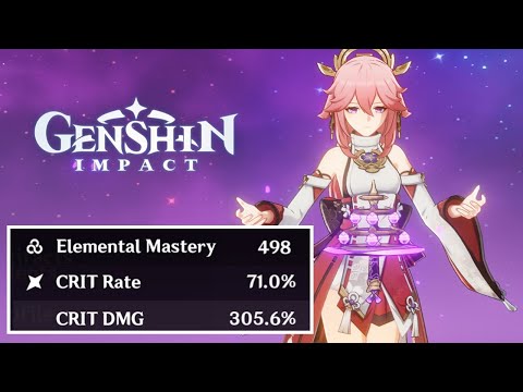 This is what a 300% Crit Damage Aggravate Yae Miko Looks Like.... | Genshin Impact