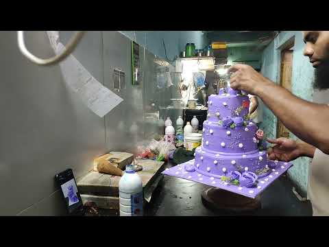 steps birthday cake Prabal color