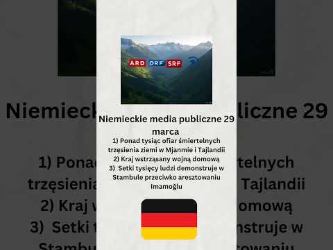 Niemieckie media publiczne 29 marca