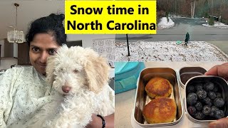 Holiday started!! Unexpected snow in December in our place ~ Morning to Niight vlog~ Family Traveler