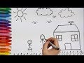 Download Lagu Cara menggambar rumah dan keluarga - Cara Menggambar dan Mewarnai TV Anak Mp3 Free