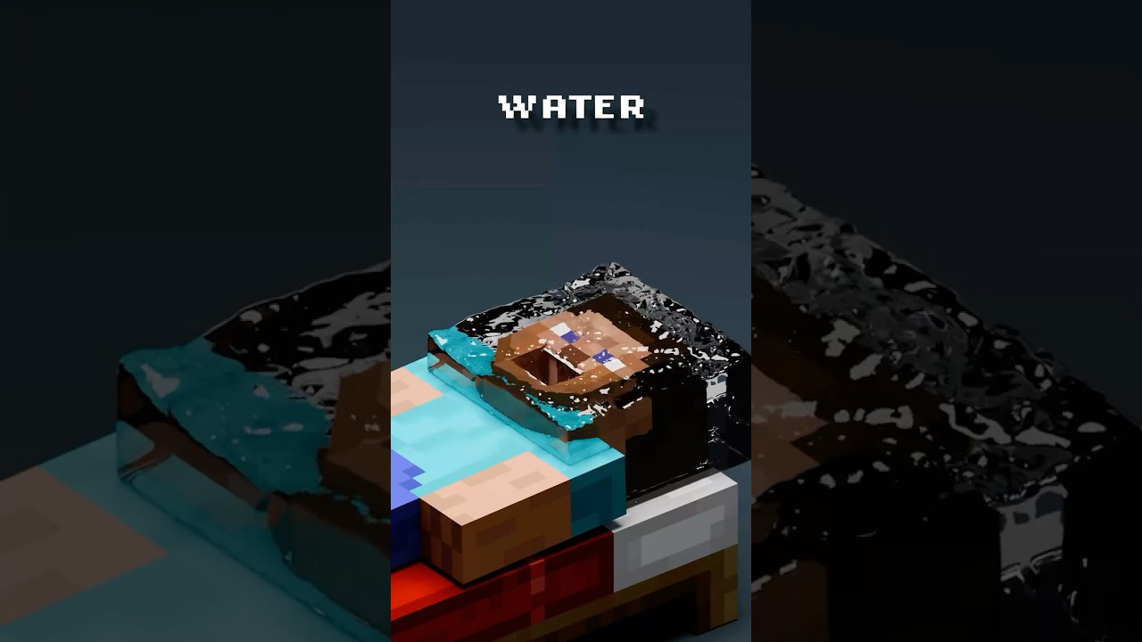 Steve Vs Real Life Fluid Simulations