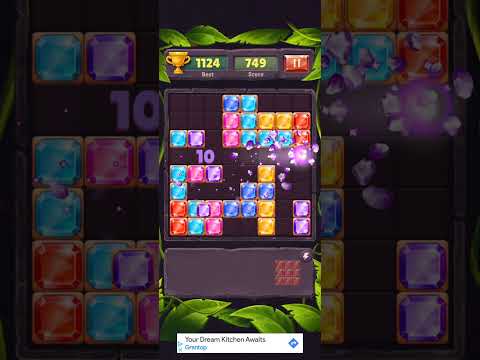 Playing Block Puzzle Jewel - YouTube
