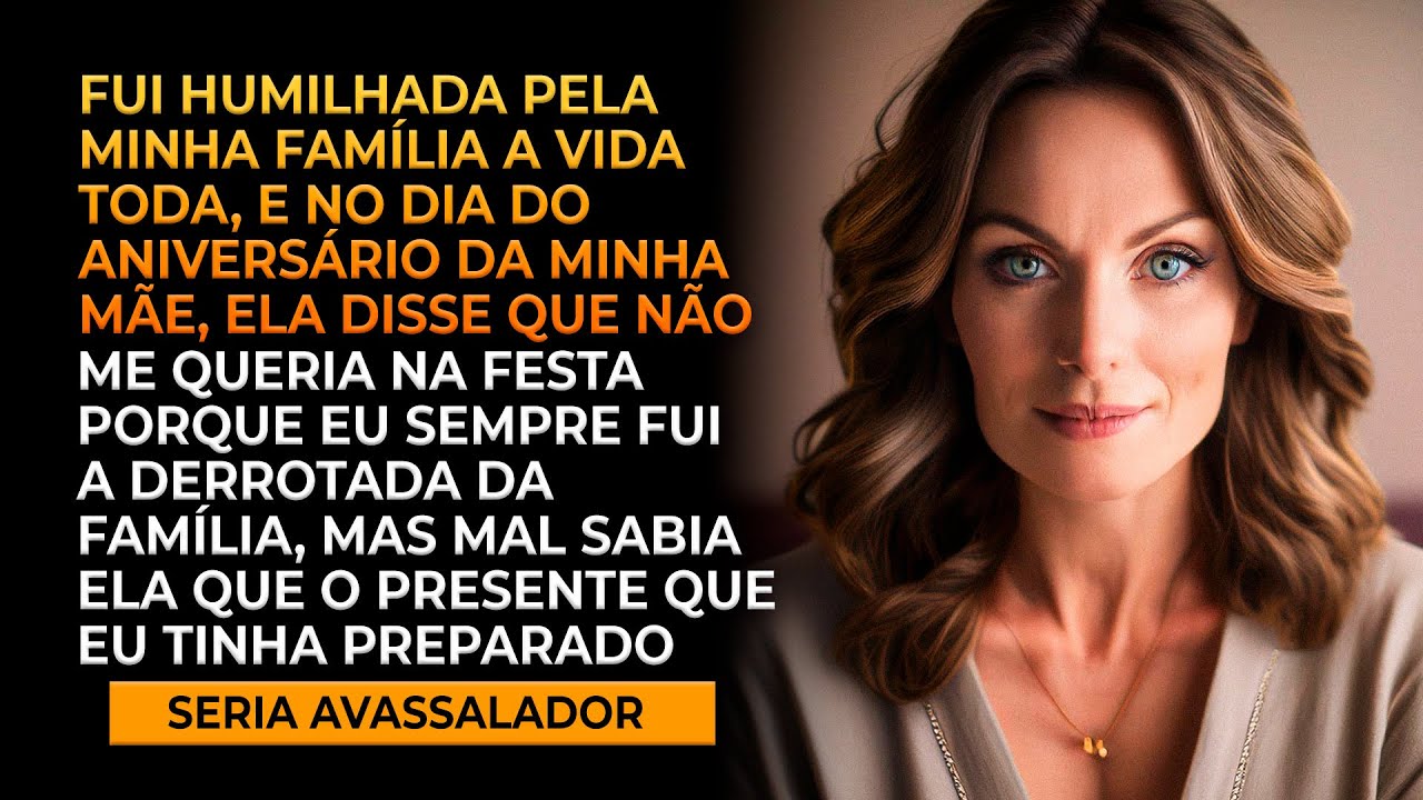 Minha mãe disse que não me queria em seu aniversário, mas ela não imaginava qual era o meu presente