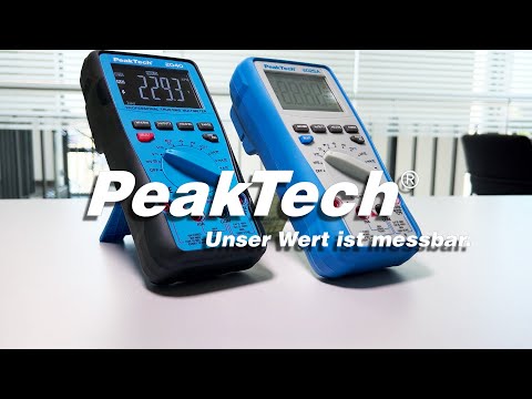 PeakTech 2005 A bis 2040: Neue Digitalmultimeter Serie CAT III 1000V / CAT IV 600V, TrueRMS
