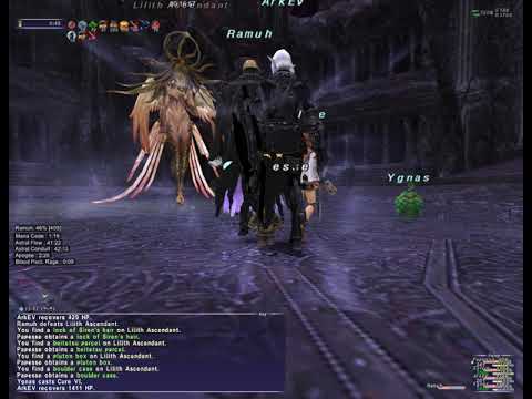 FFXI Maiden of the Dusk VD Lady Lilith - SMN solo with trusts